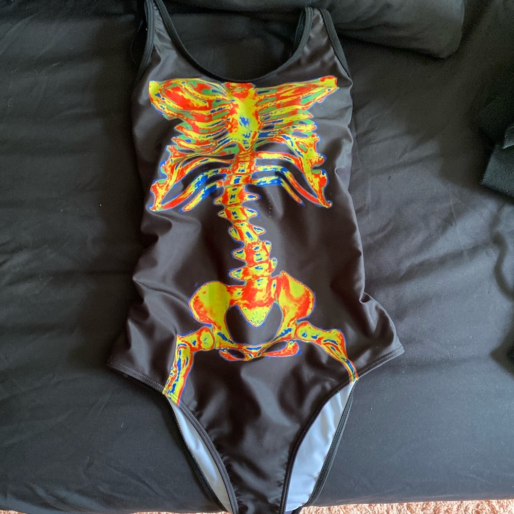 Skeletons One Piece Swimsuit